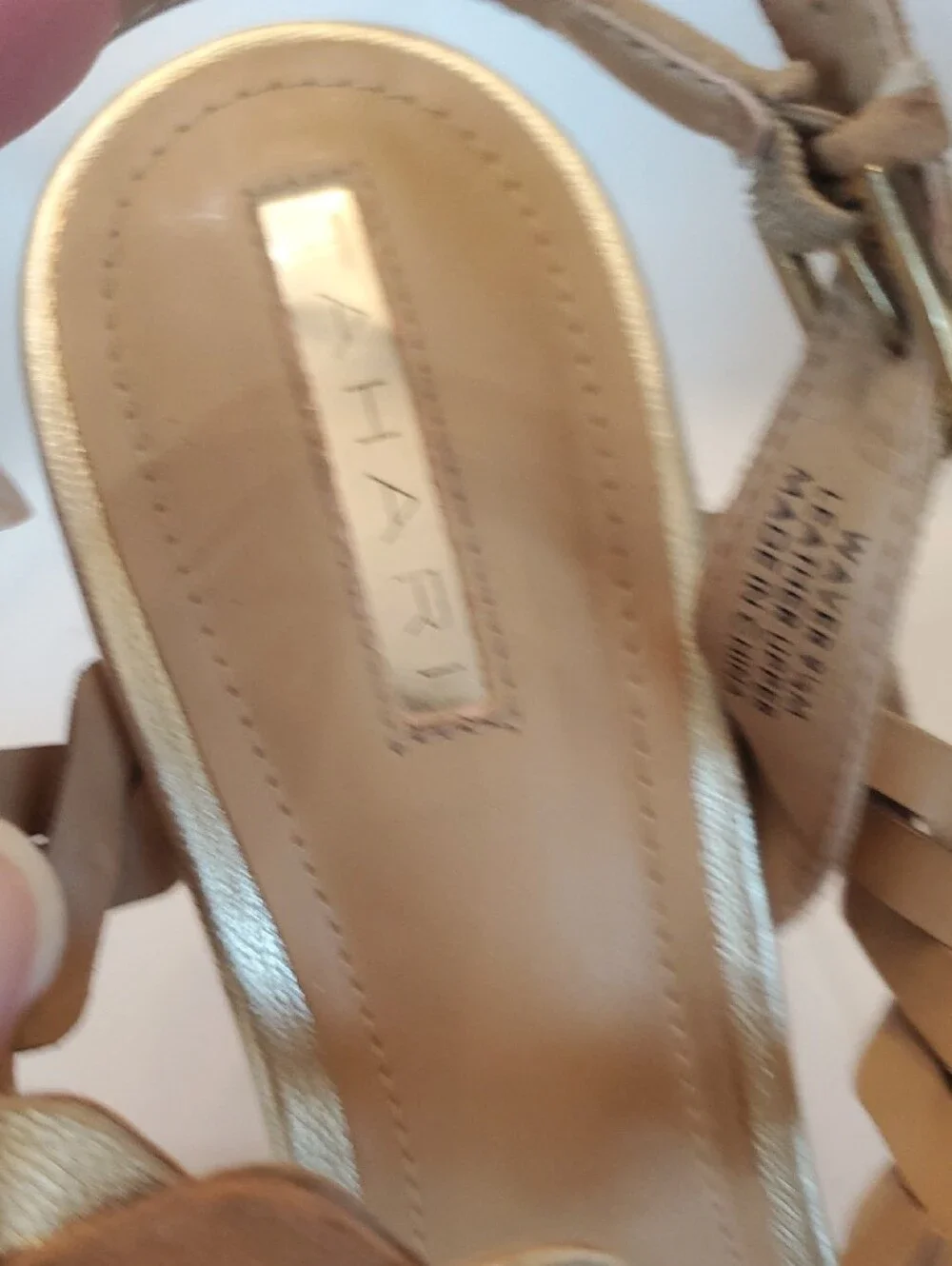 Tahari women gold